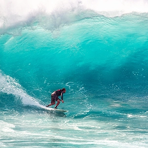 Surfing Stressful Moments: A Brief Guided Visualization